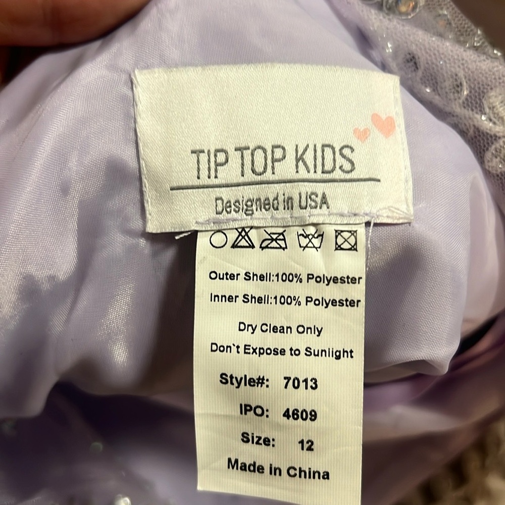 Purple & silver  Formal Dress - Picture 2 of 8